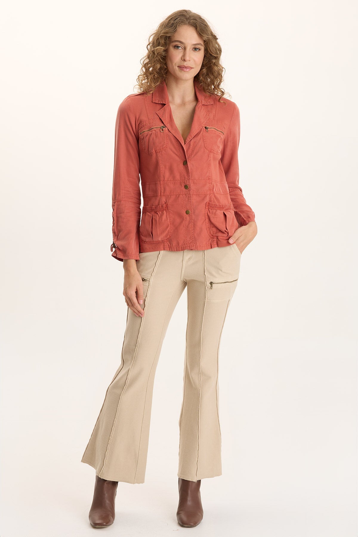 XCVI Jesper Soft Twill Utility Jacket