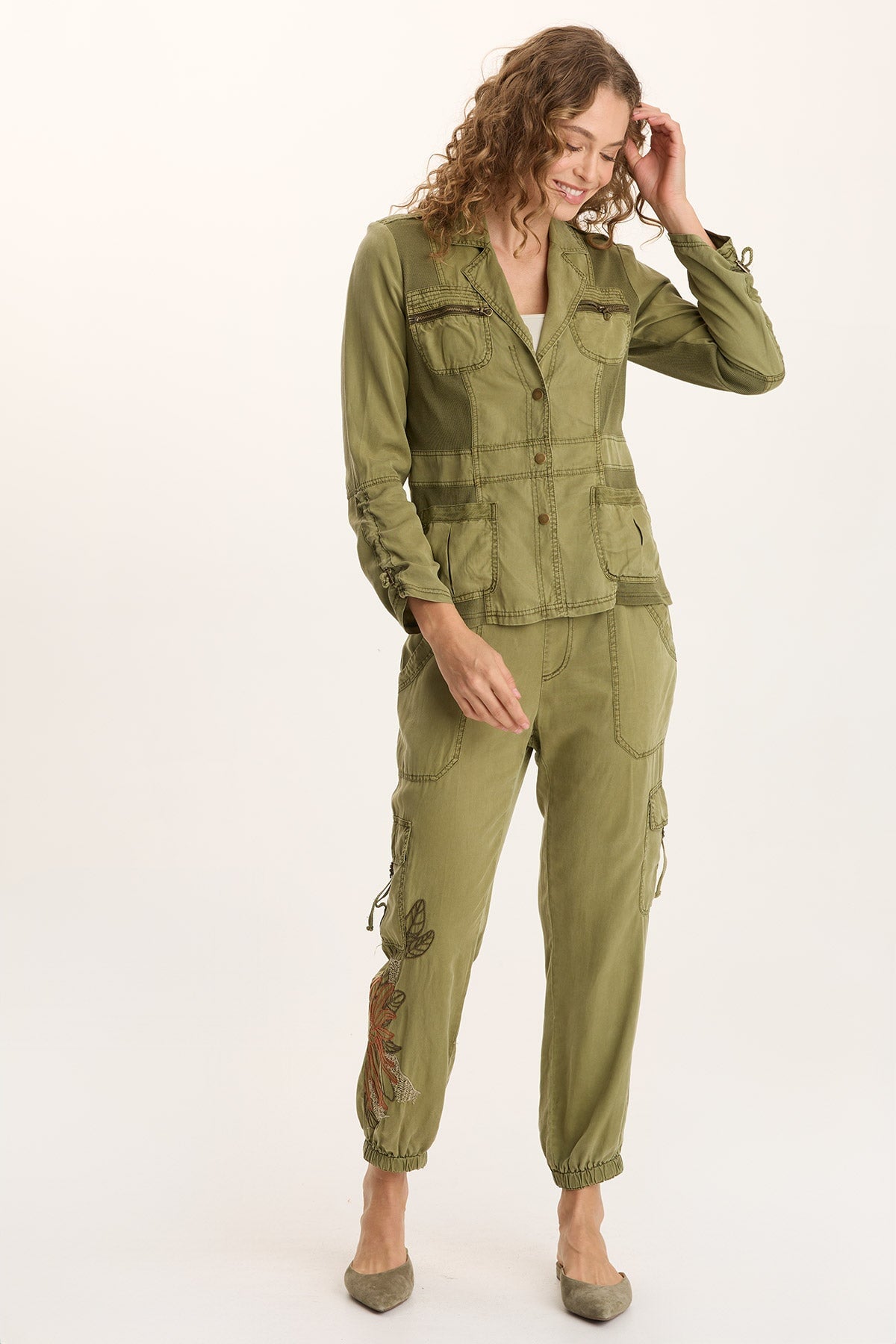 XCVI Jesper Soft Twill Utility Jacket