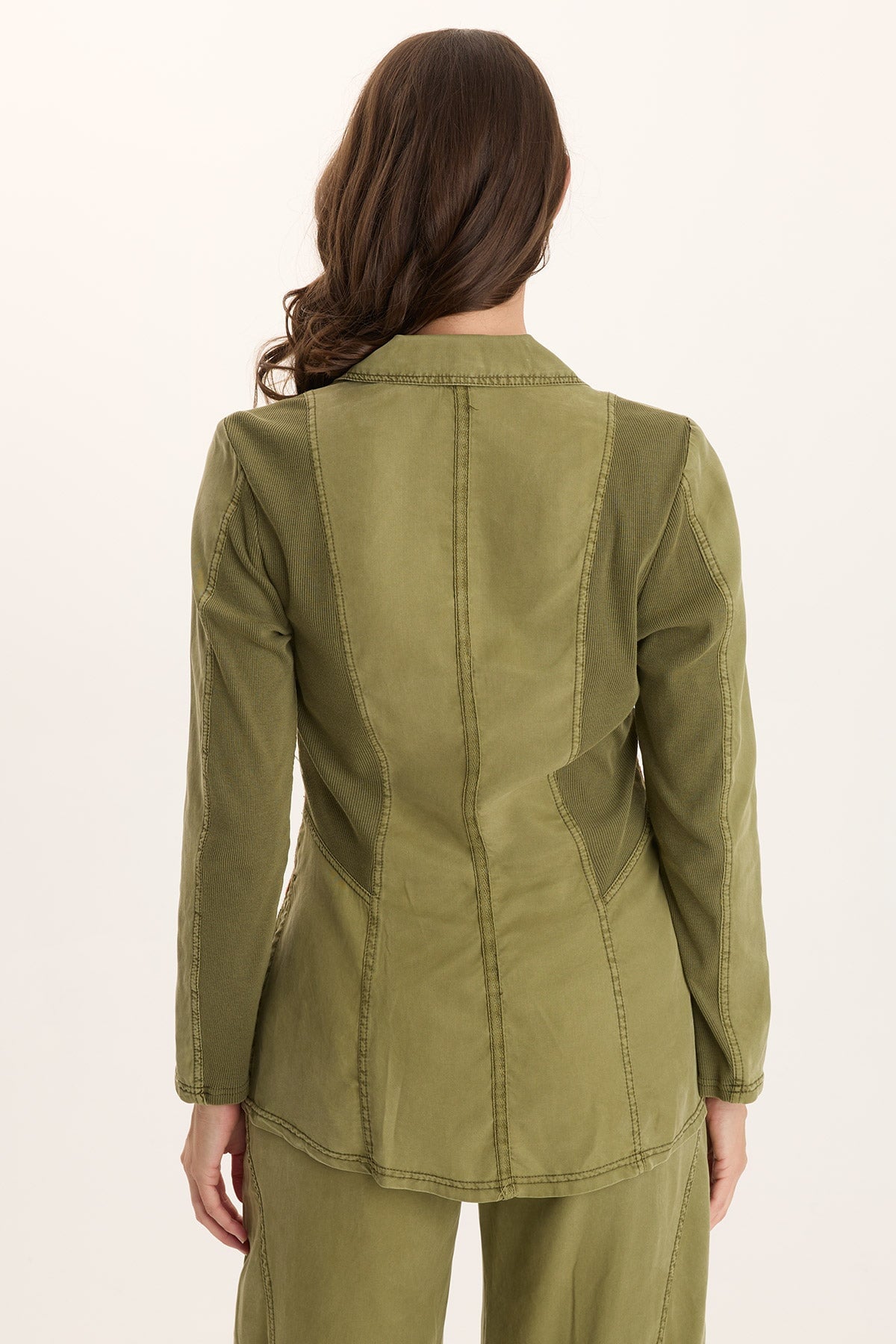 XCVI Danski Embroidered Soft Twill Blazer