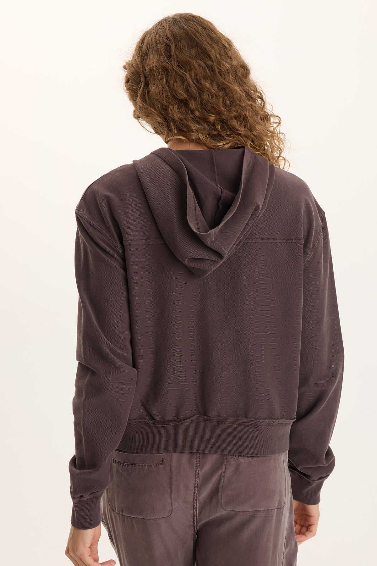 XCVI Balfore Twill Knit Hooded Bomber