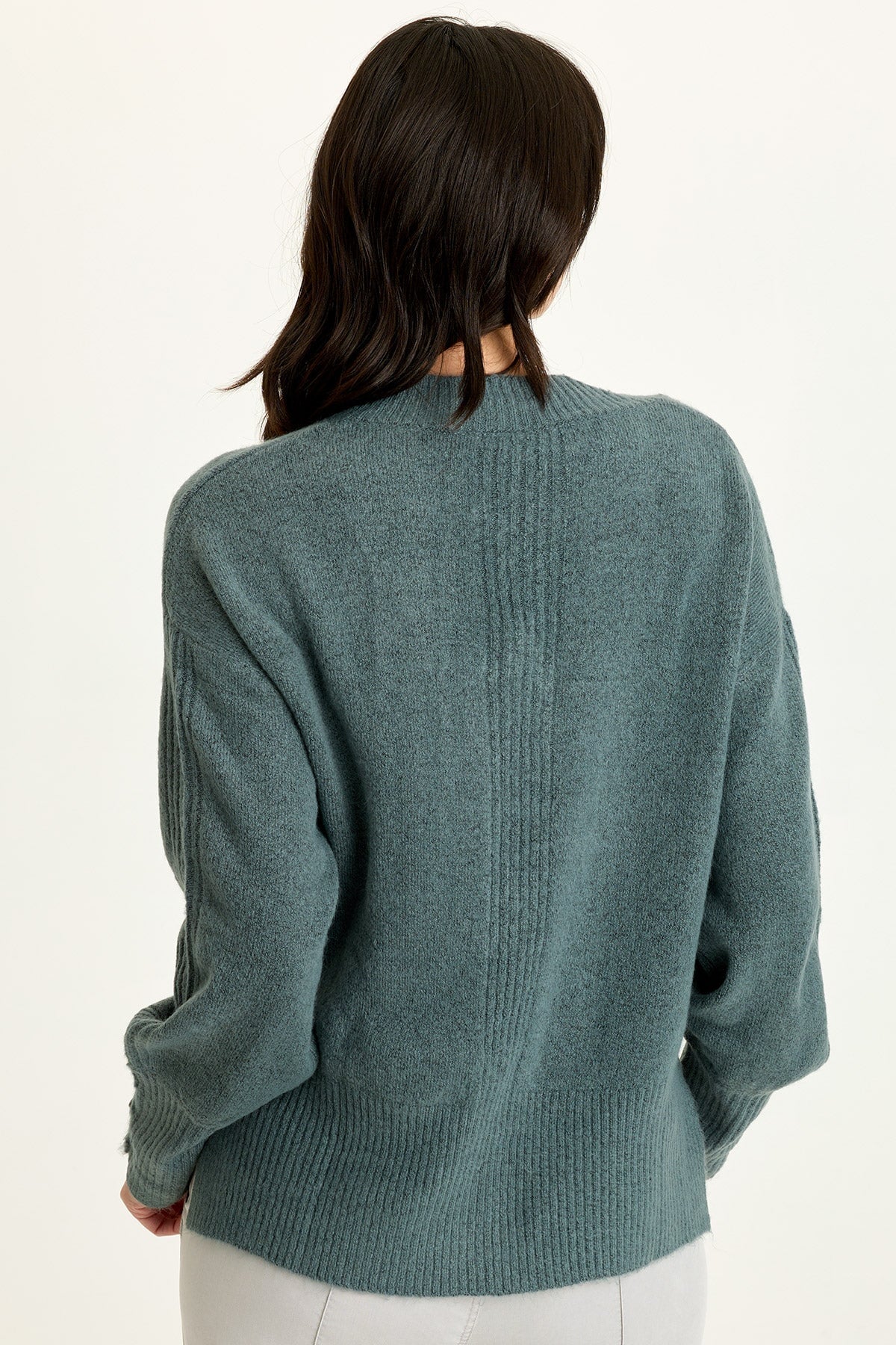XCVI Bronte Relaxed Fit V-Neck Knit Sweater