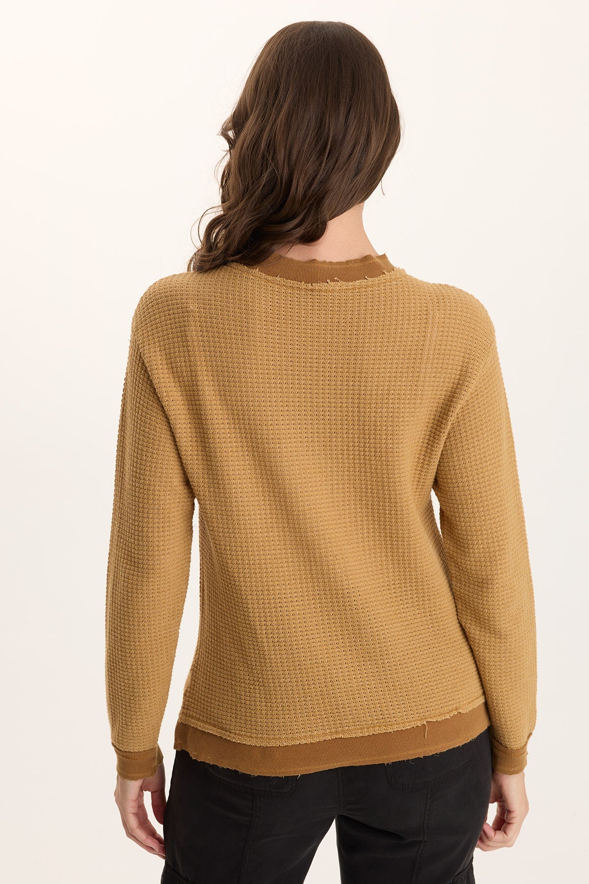 XCVI Alvis Thermal Asymmetrical Long-Sleeve Top