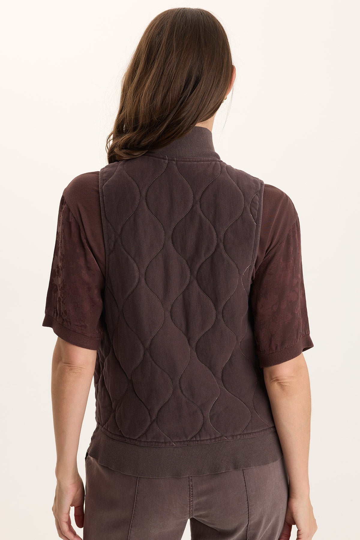 XCVI Aeric Quilted Zipper Pocket Vest