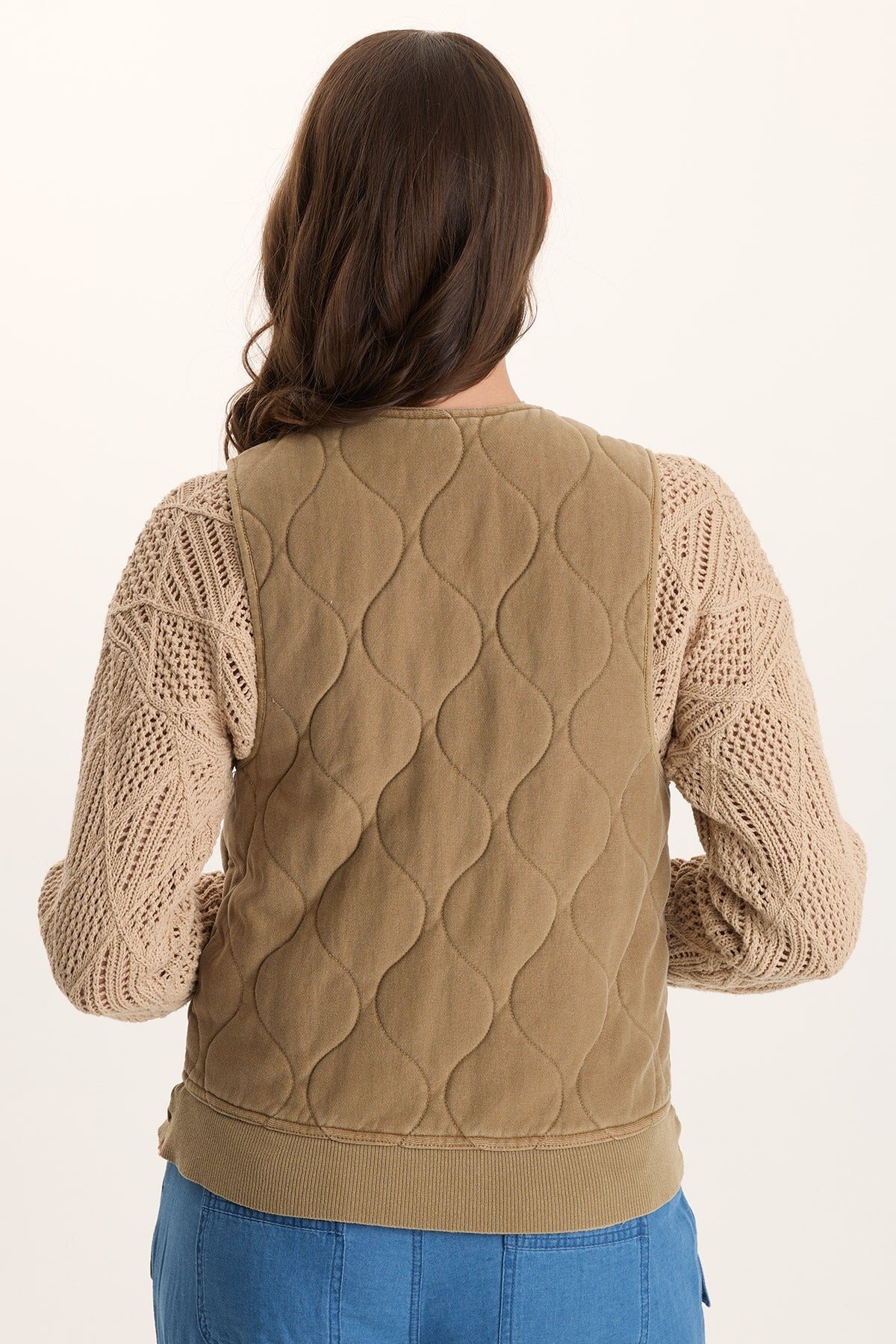 XCVI Aeric Quilted Zipper Pocket Vest