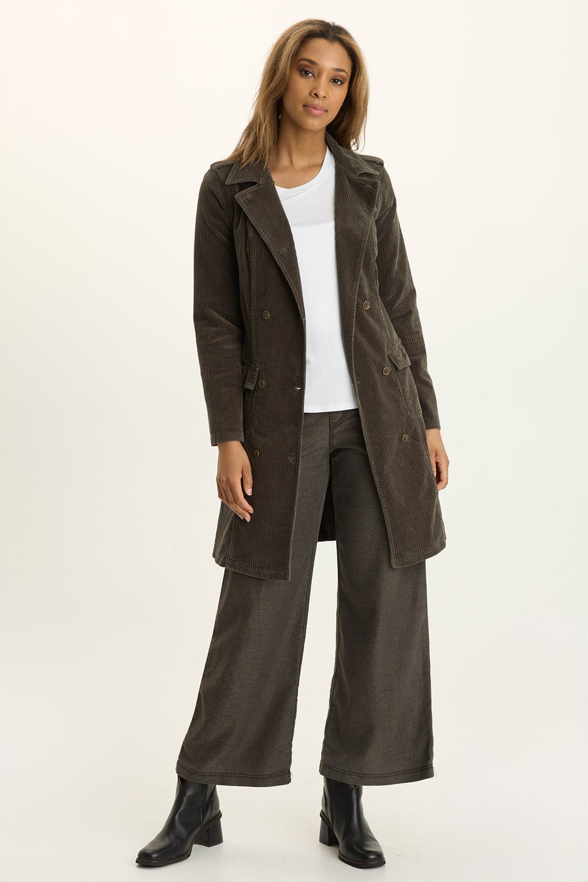 Wearables Riven Twill Wide Leg Pull-On Pant