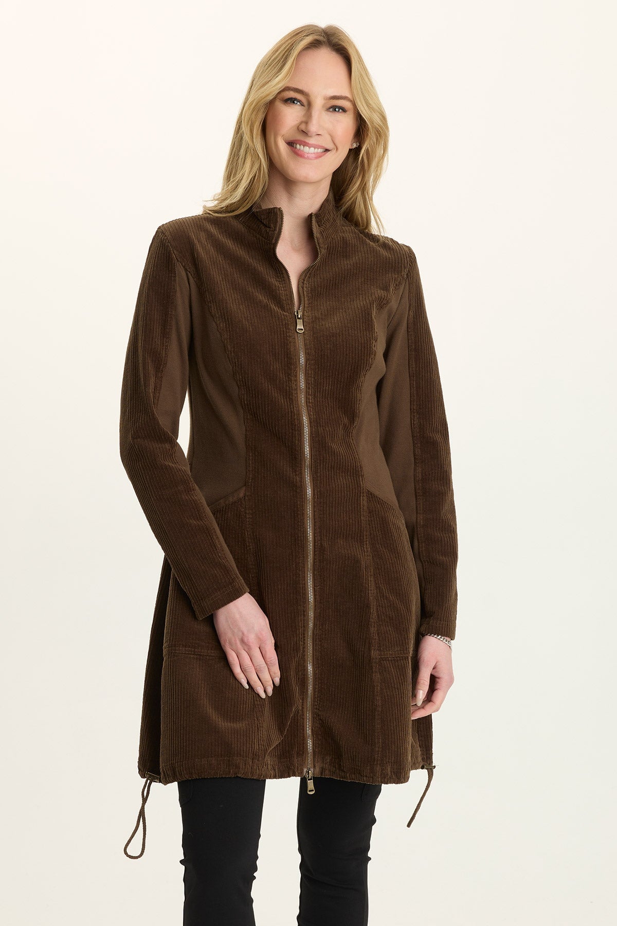 Wearables Uzma Corduroy Jacket-Dress