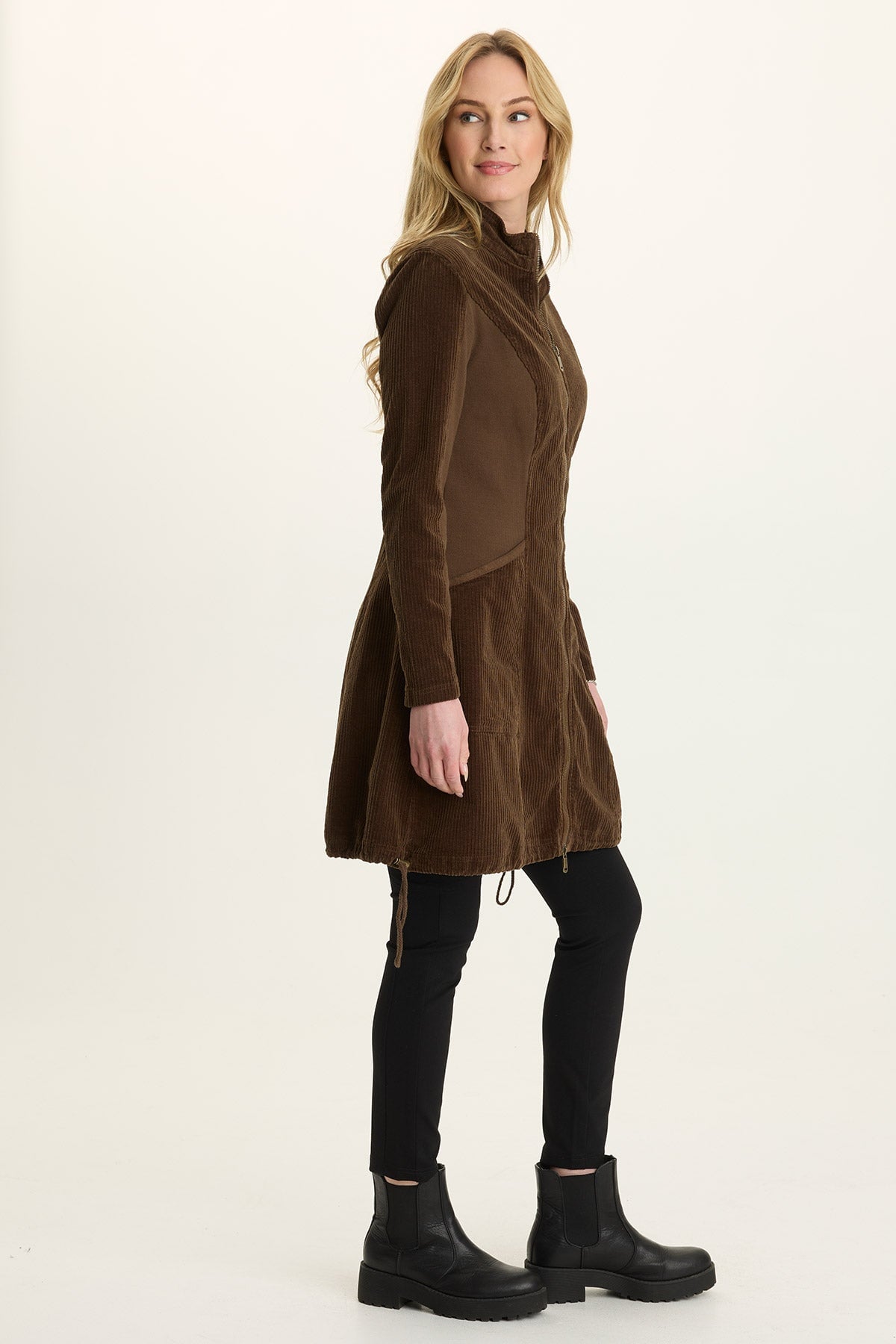 Wearables Uzma Corduroy Jacket-Dress