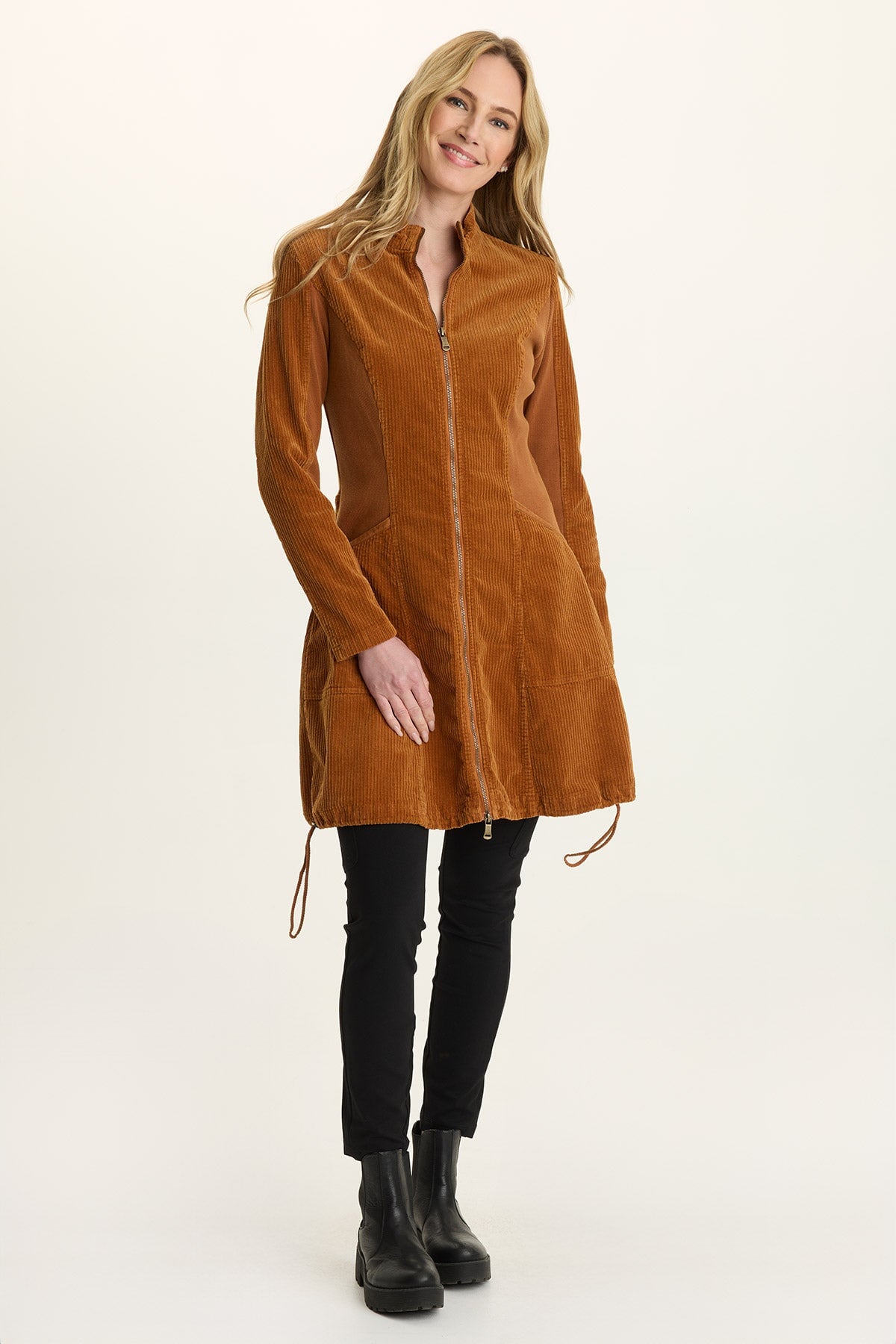 Wearables Uzma Corduroy Jacket-Dress