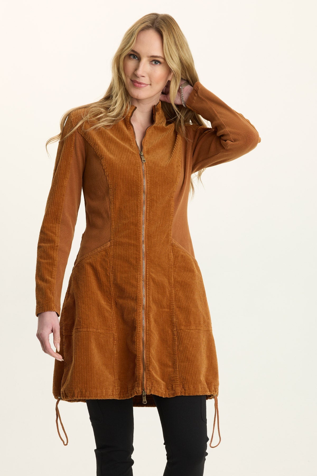 brown boho dresses Women's Running Errands Brown Zip Up Jacket | Size: L brown boho dresses Women's Running Errands Brown Zip Up Jacket | Size: L