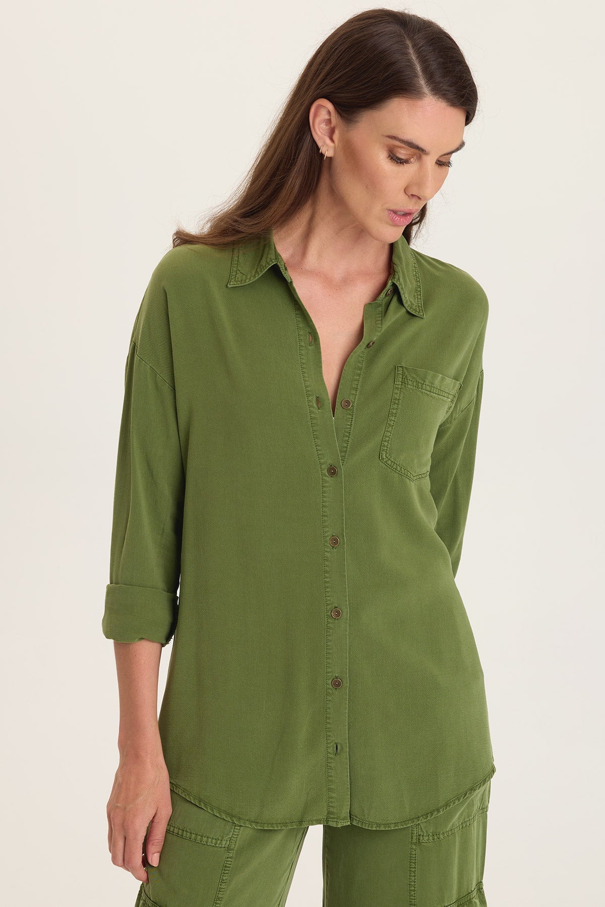 Wearables Dusten Lightweight Oversize Button-Up