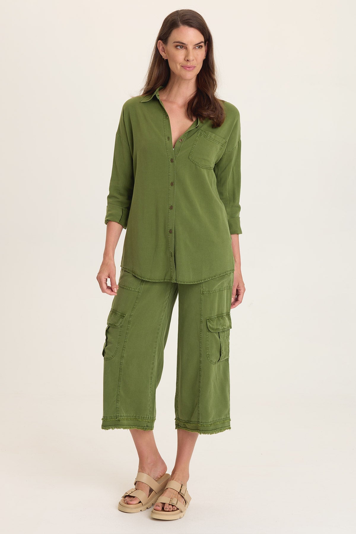 Wearables Dusten Lightweight Oversize Button-Up