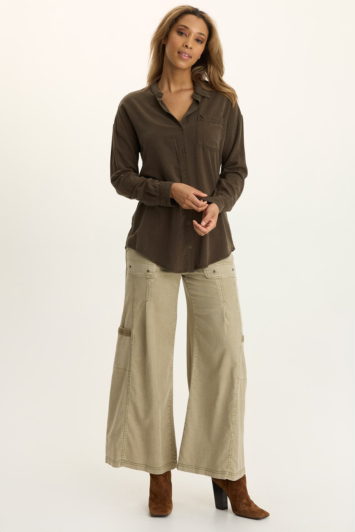 Wearables Dusten Lightweight Oversize Button-Up