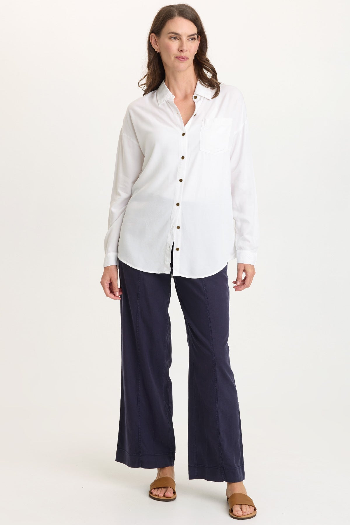 Wearables Dusten Lightweight Oversize Button-Up
