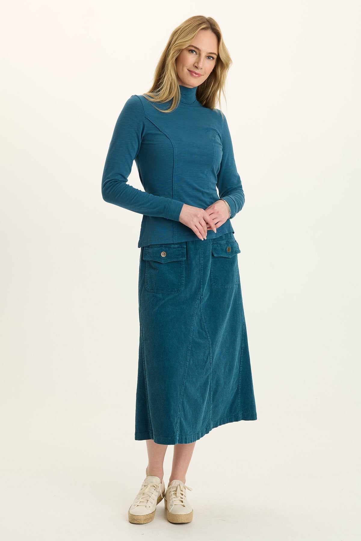 Wearables Alto Corduroy Midi Skirt