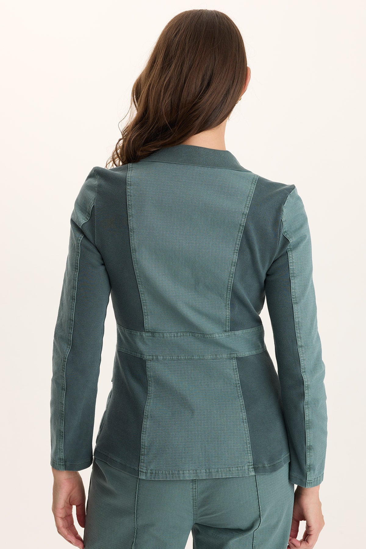 XCVI Lochlyn Structured Fitted Stretch Blazer Jacket