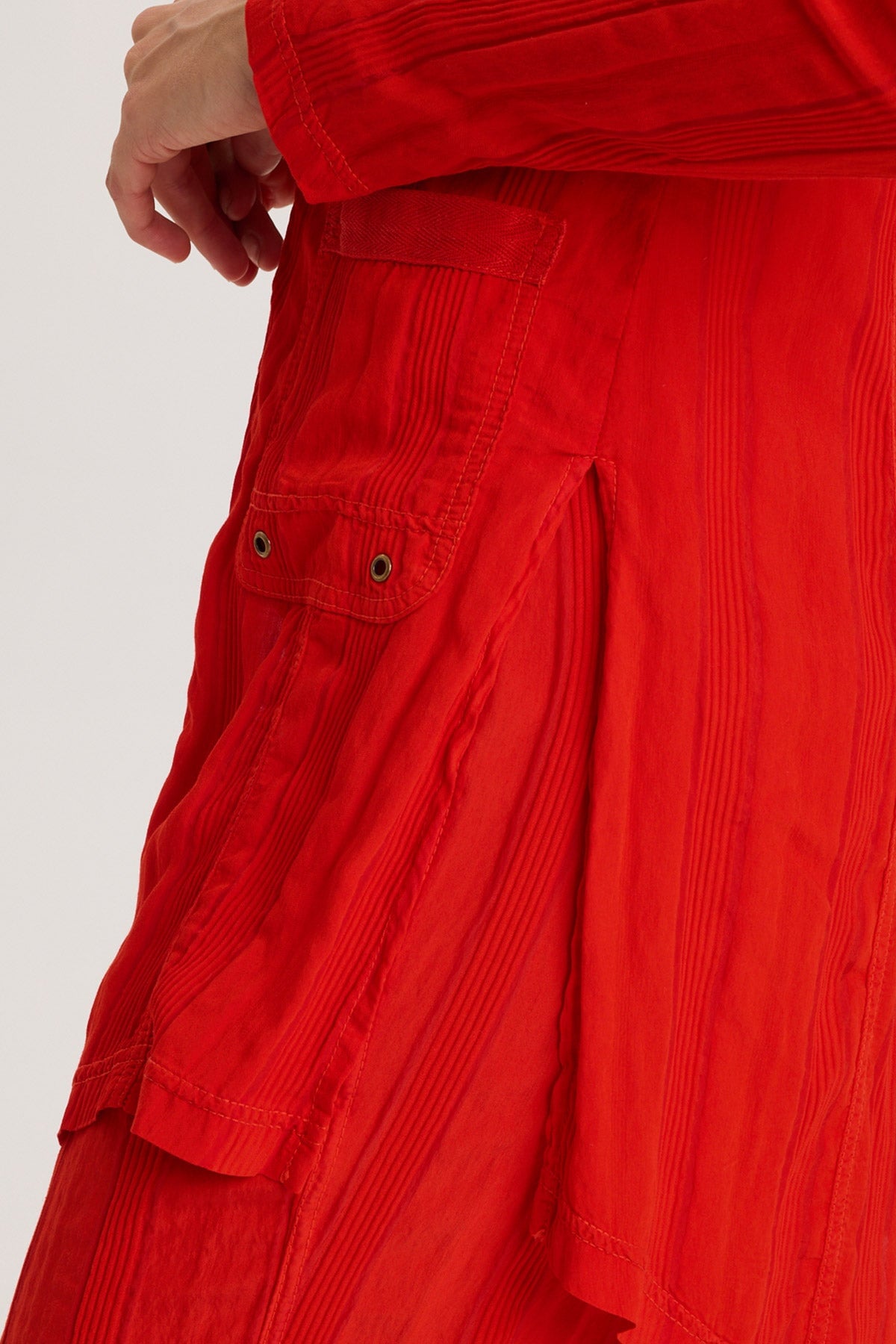 XCVI Barron Textured Stripe Long Blazer