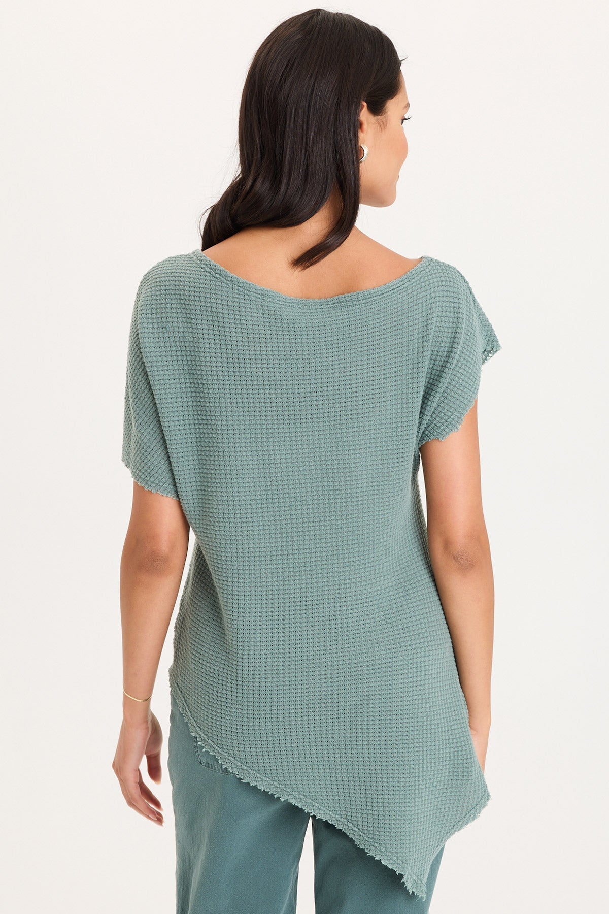 XCVI Imrie Off-Shoulder Asymmetrical Hem Top