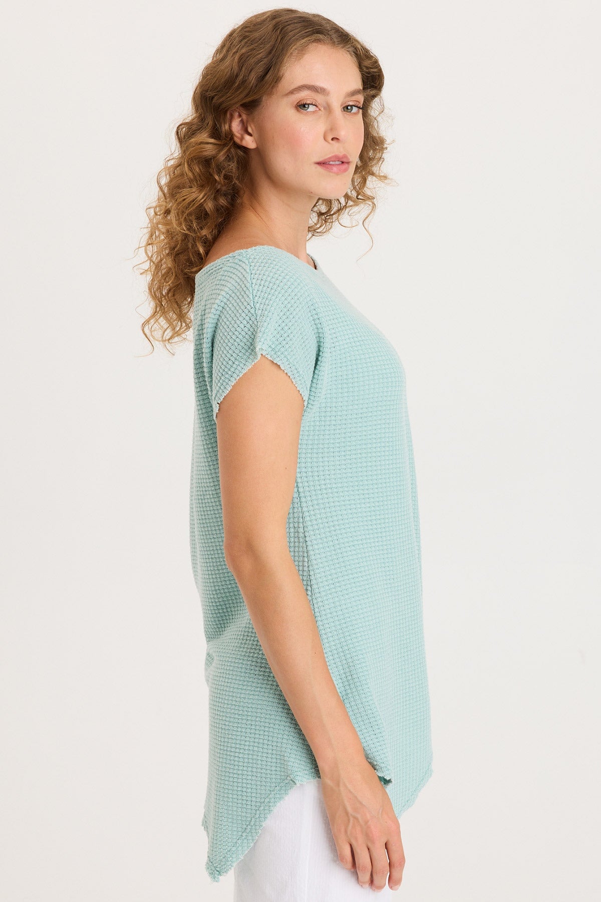 XCVI Imrie Off-Shoulder Asymmetrical Hem Top