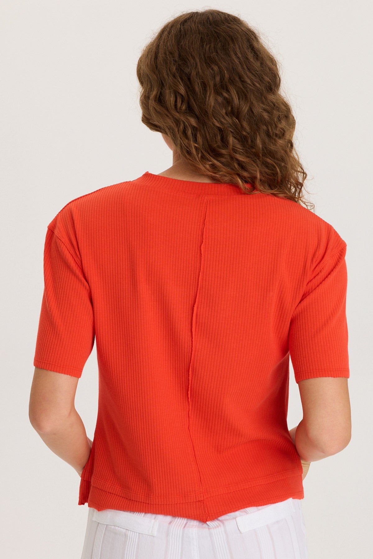 XCVI Cairns Longer Short Sleeve Double Hem Tee