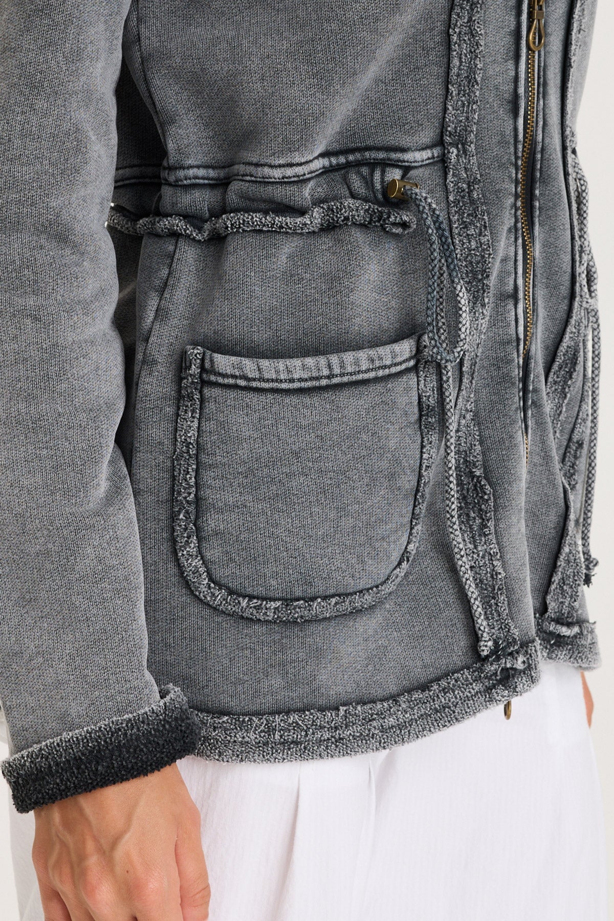 XCVI Lemont Cinchable Fleece Jacket