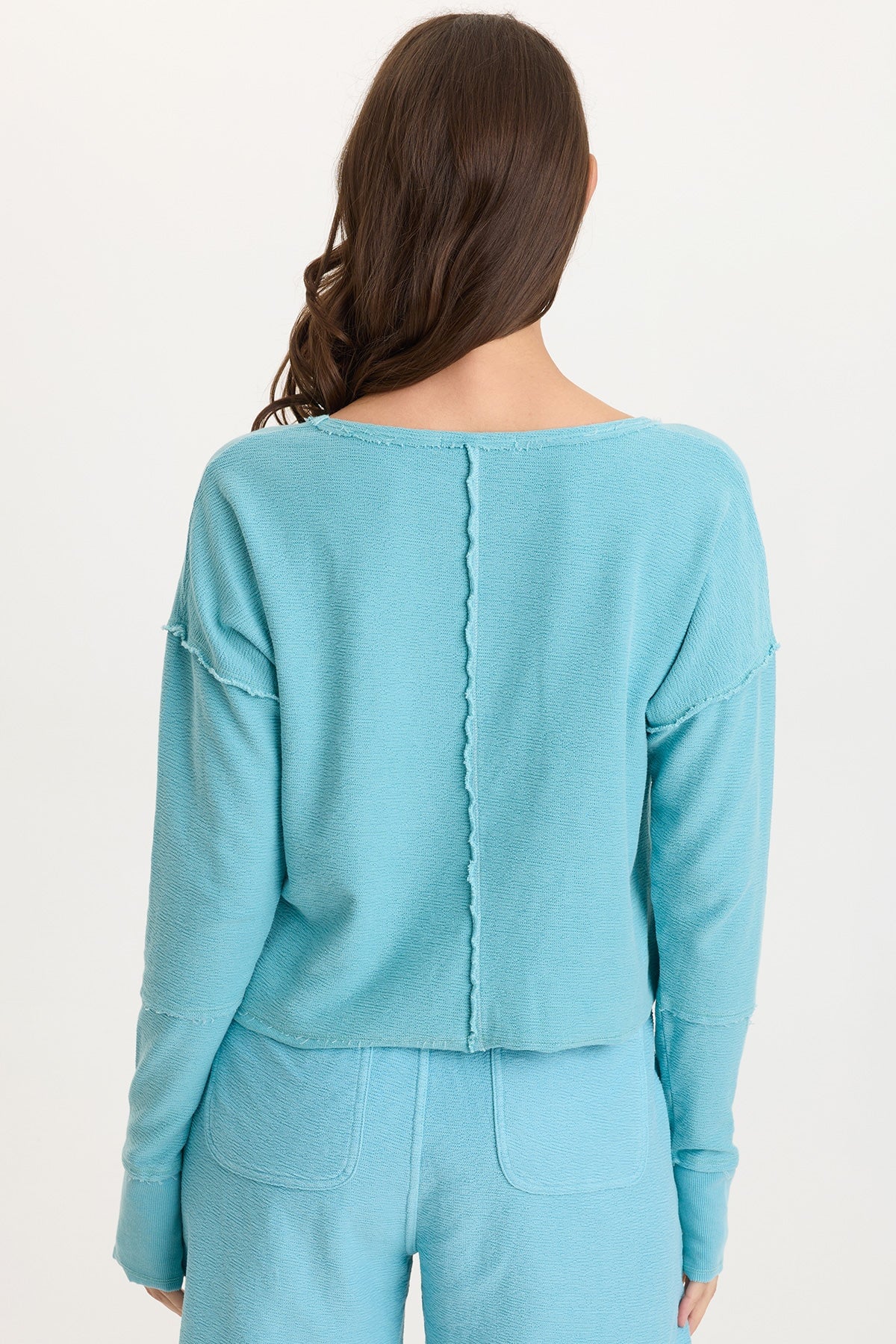 Wearables Annika Long Sleeve Boat Neck Top