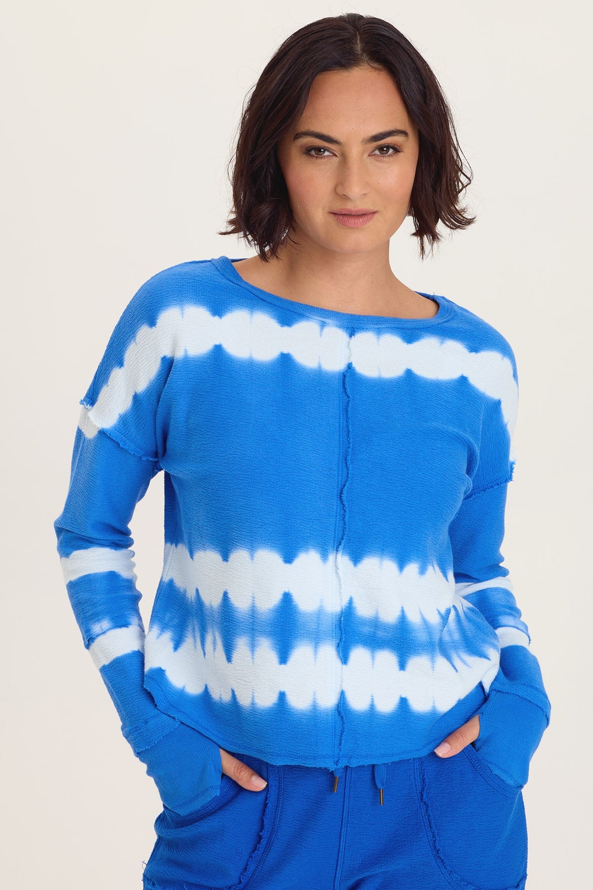 Wearables Annika Long Sleeve Boat Neck Top
