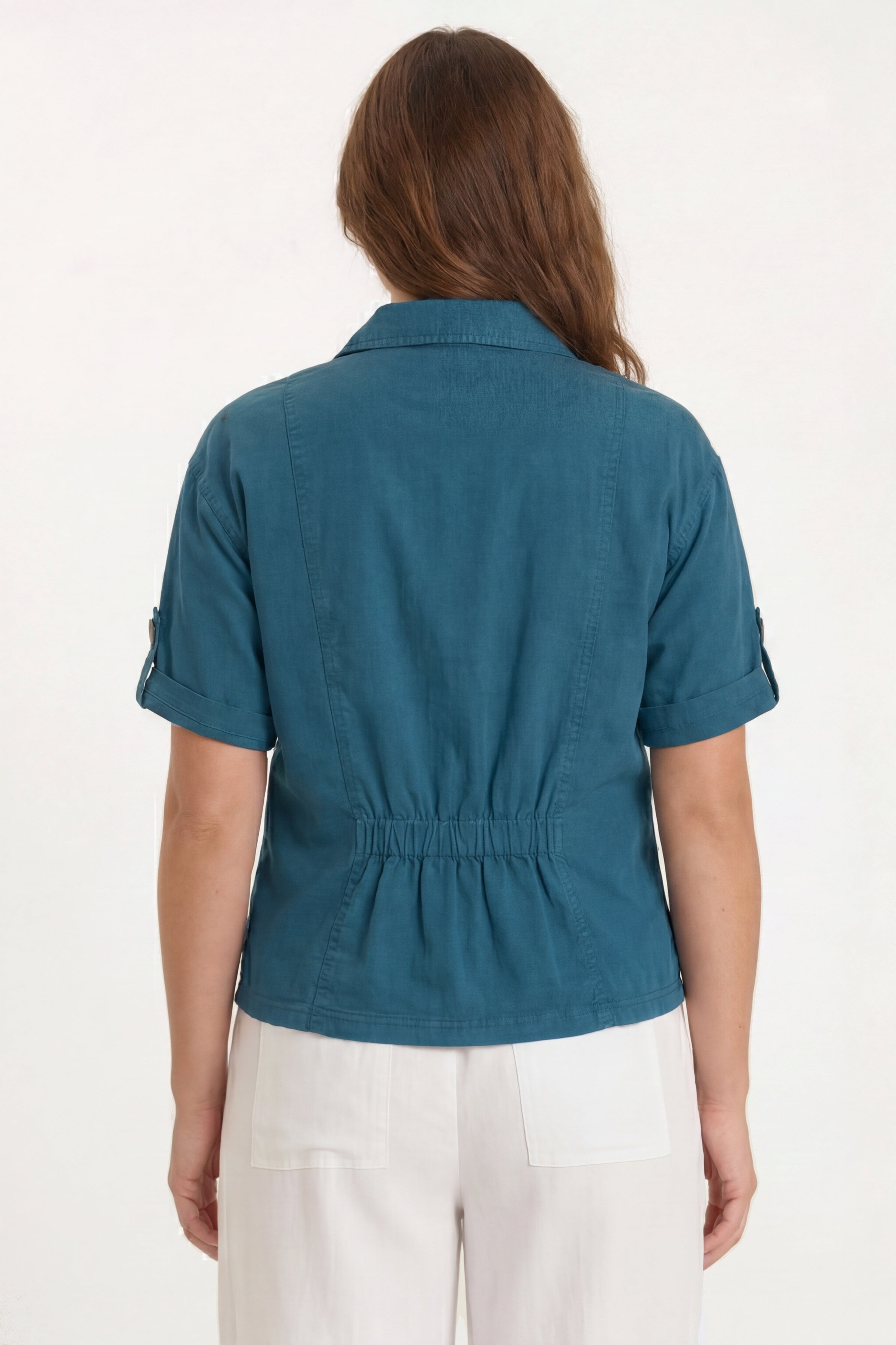 Wearables Tammen Dart Tucks Poplin Shacket