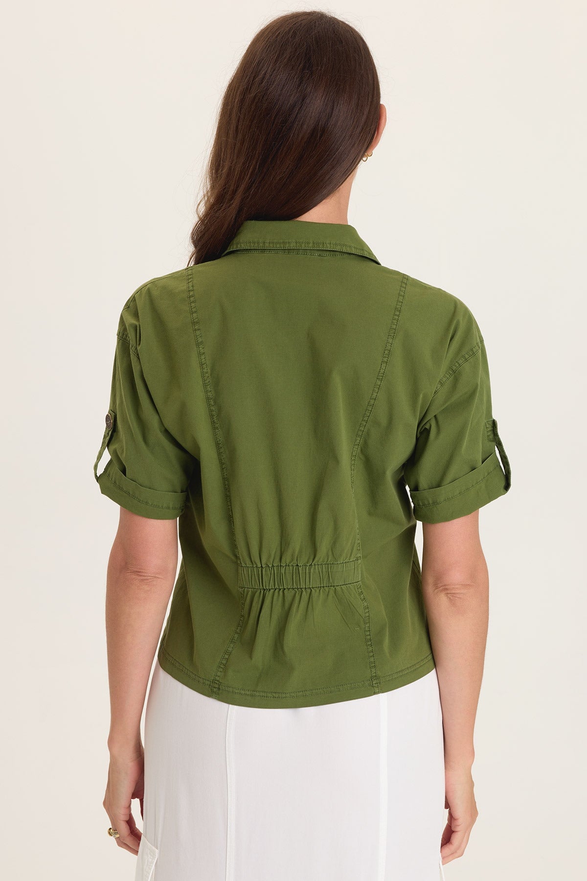 Wearables Tammen Dart Tucks Poplin Shacket