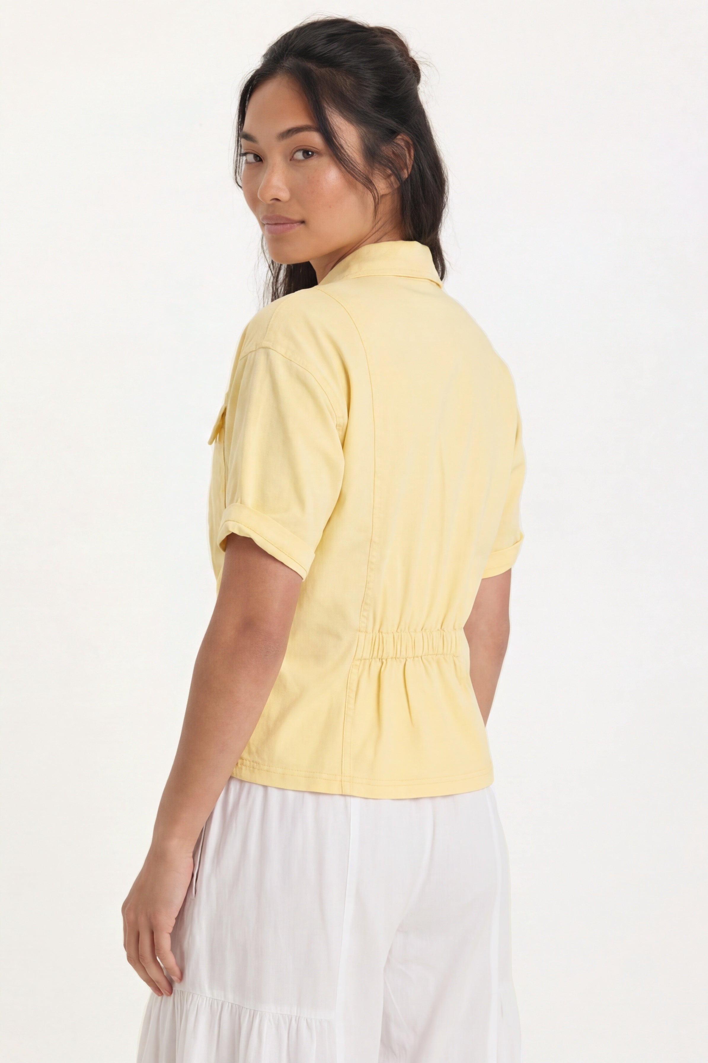 Wearables Tammen Dart Tucks Poplin Shacket