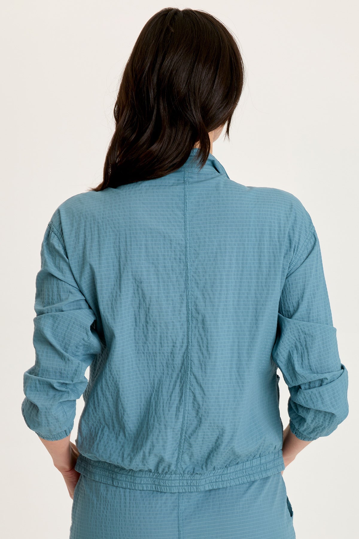 XCVI Amis Textured Cinchable Bomber