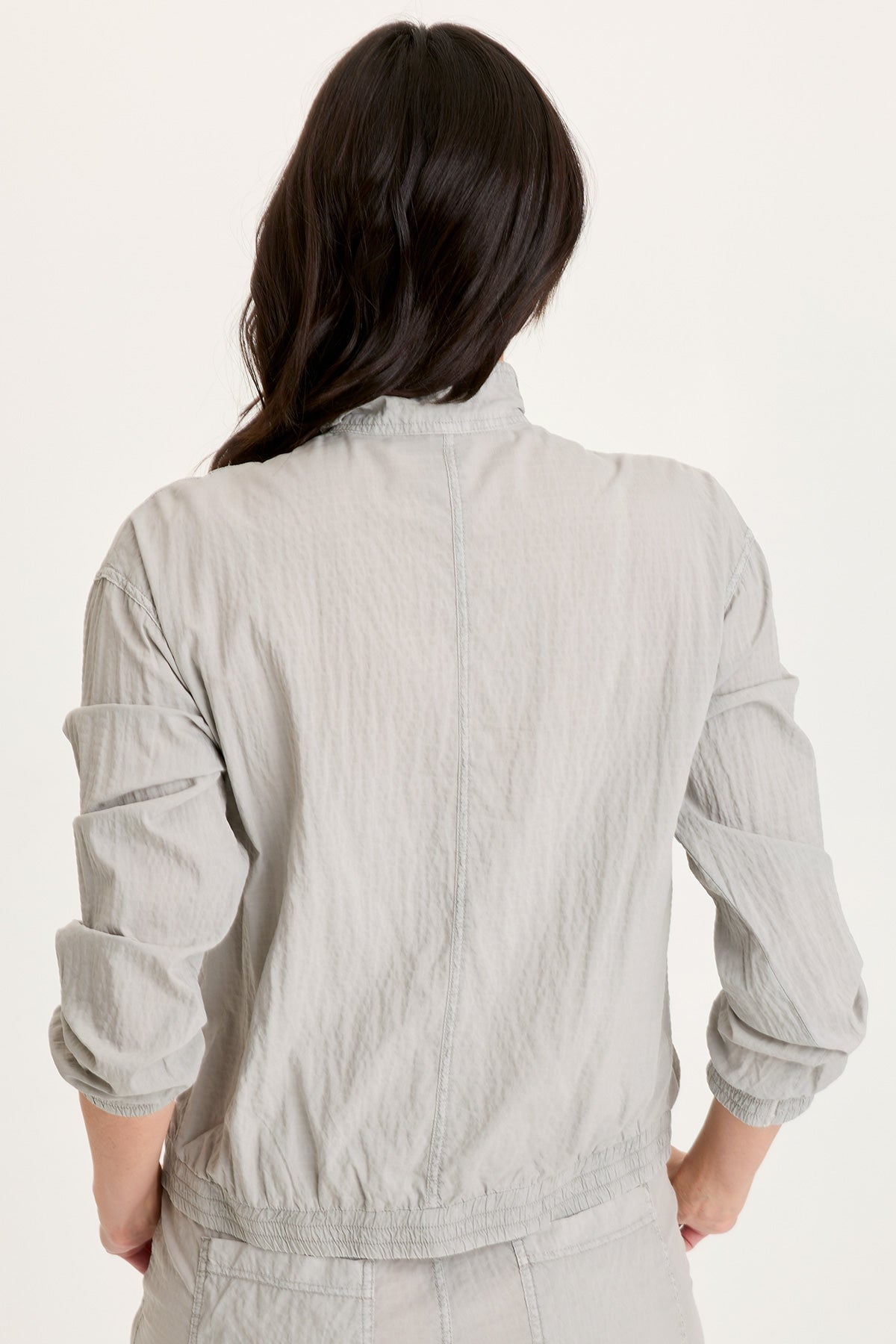 XCVI Amis Textured Cinchable Bomber