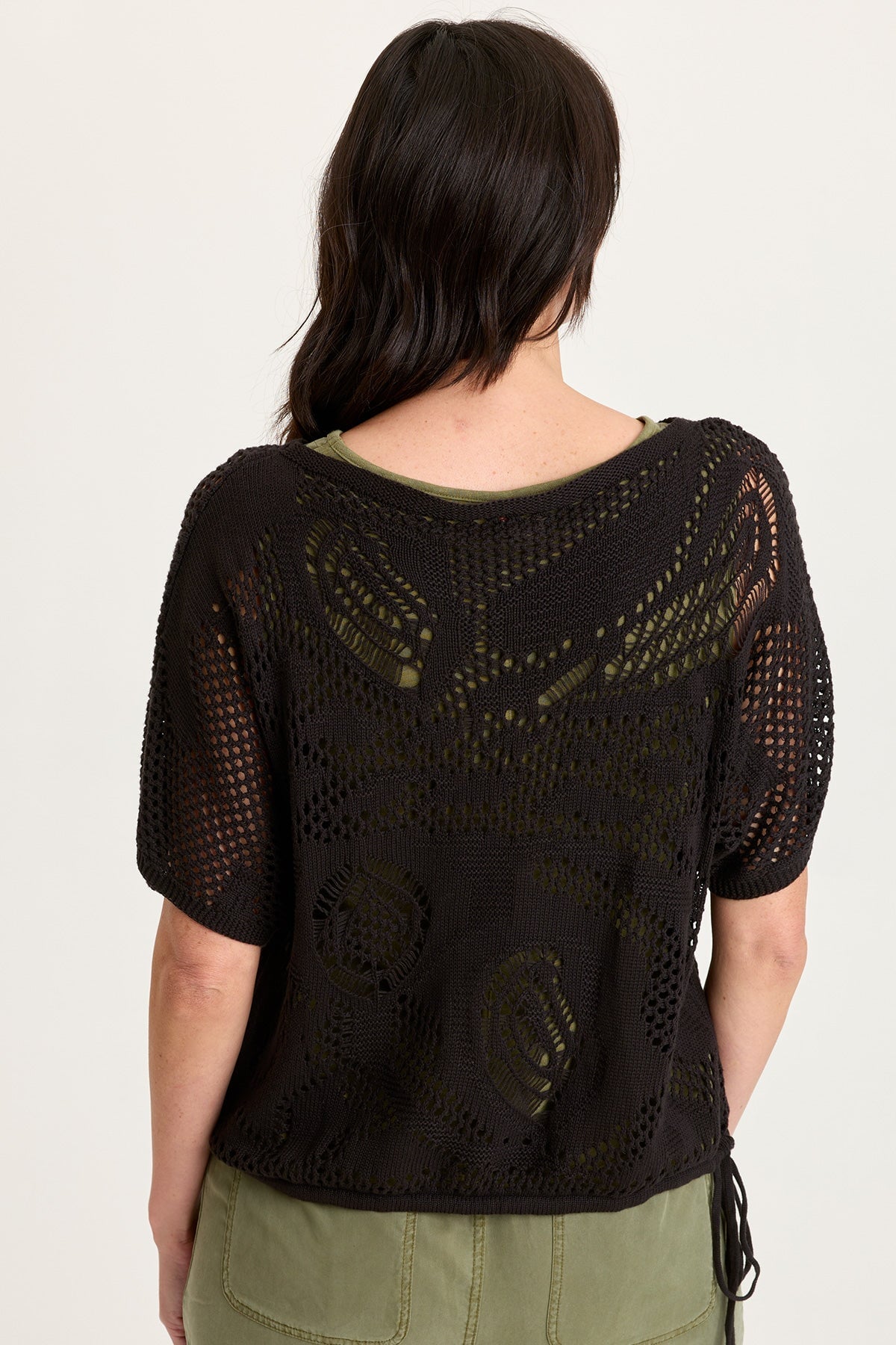 XCVI Macon Cotton Knit Short Sleeve Top