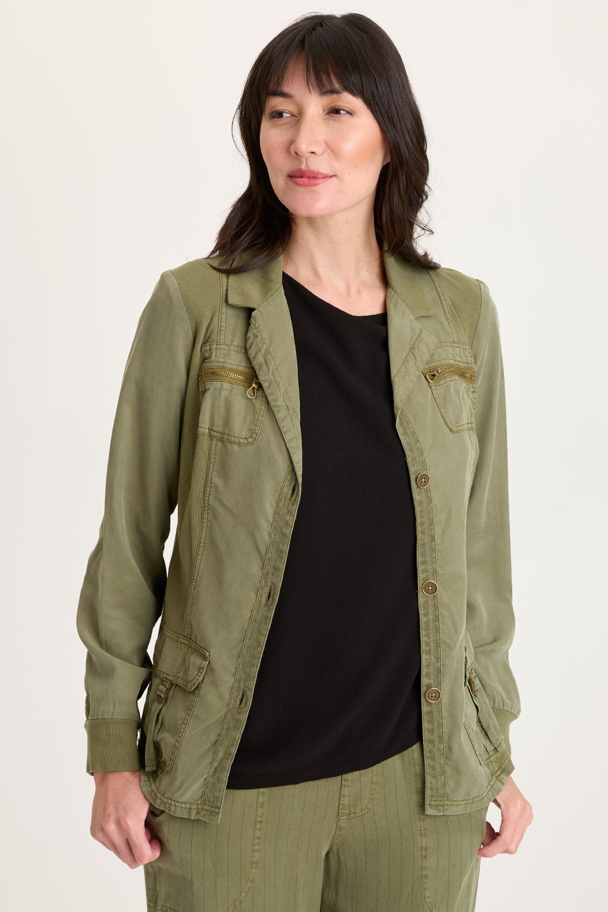 XCVI Maela Twill Relaxed Blazer