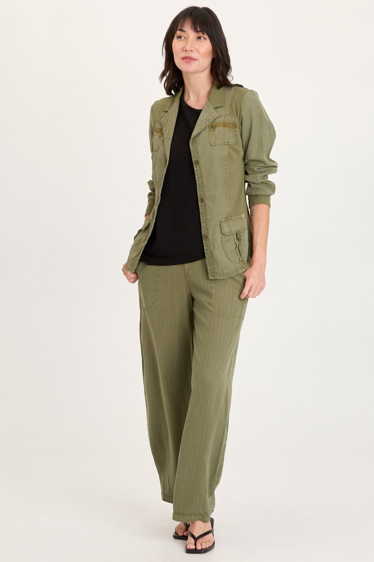 XCVI Maela Twill Relaxed Blazer