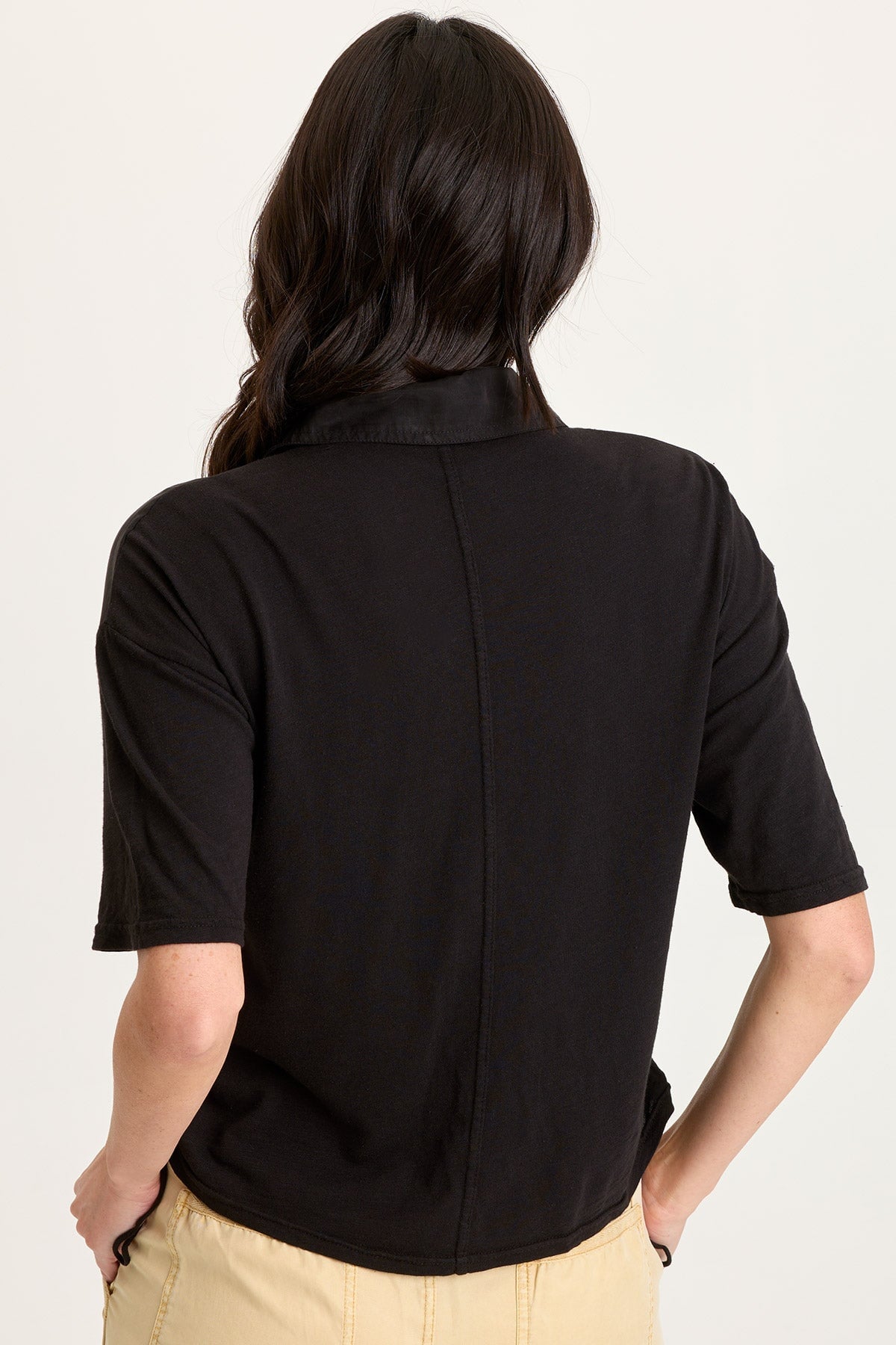 XCVI Kimbel Twill Classic Button-Up Top