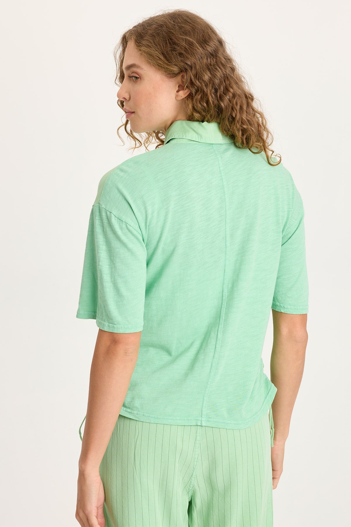 XCVI Kimbel Twill Classic Button-Up Top