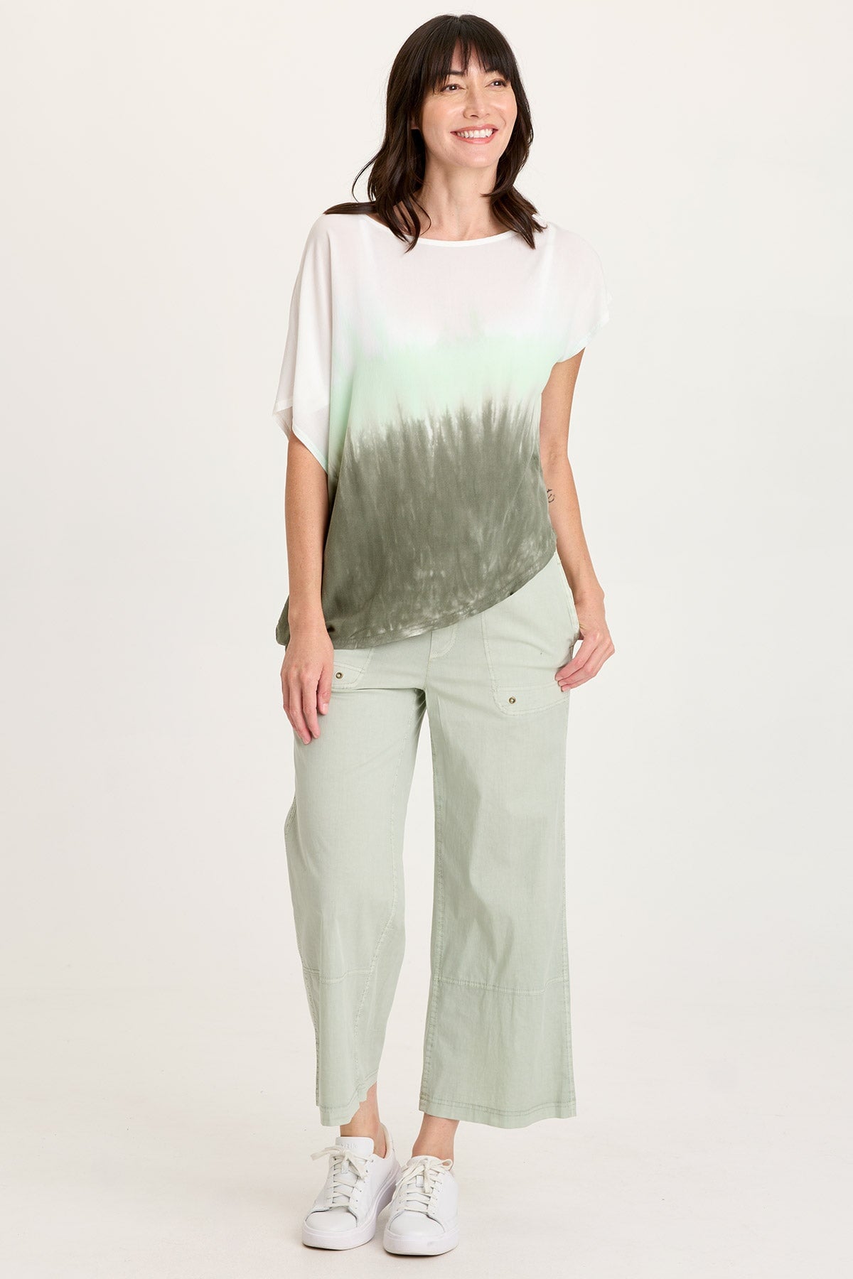 XCVI Helmi Asymmetrical Crepe Top