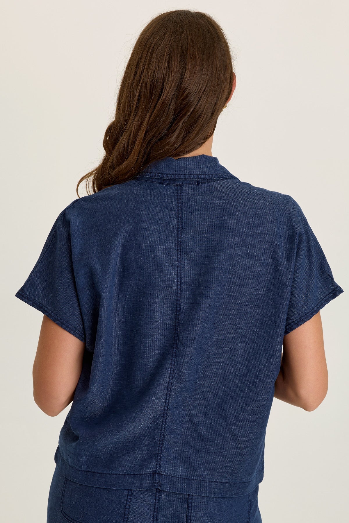 Wearables Hugh Twill Boxy Short Sleeve Jacket