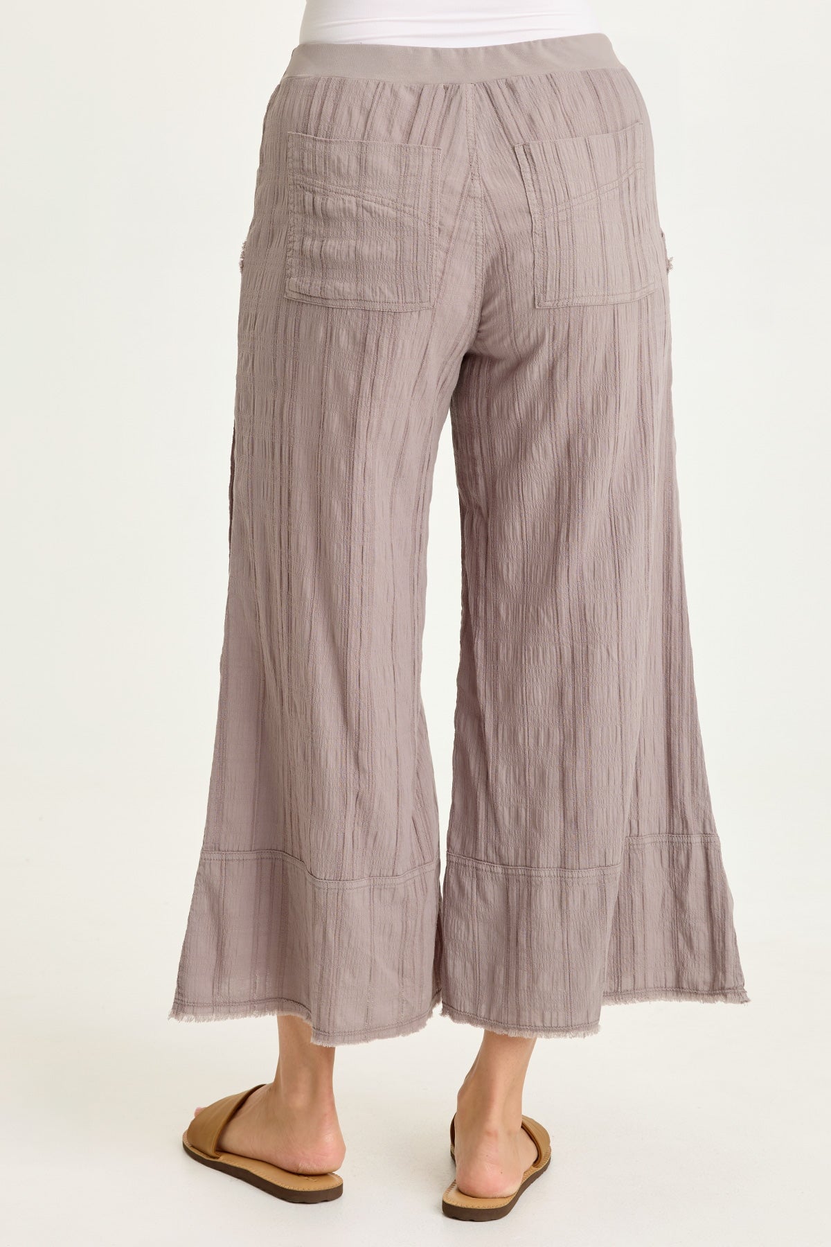 Wearables Doyen Textured Gauze Crop