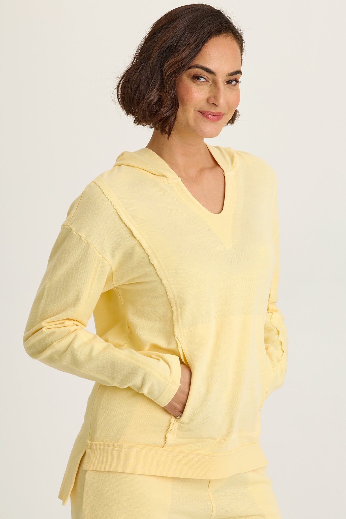 Wearables Luthor Terry V-Neck Hoodie