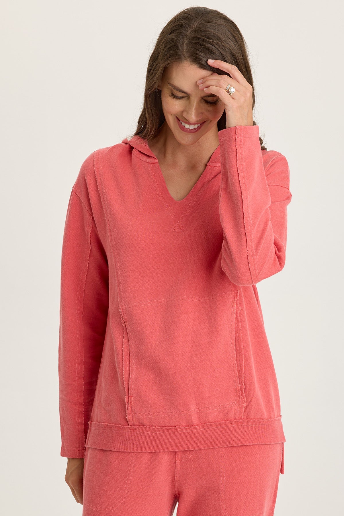 Wearables Luthor Terry V-Neck Hoodie