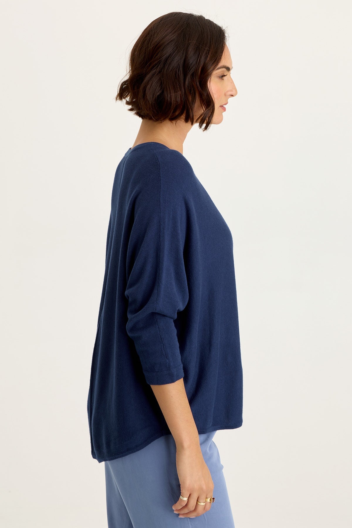 Wearables Zia Knit Dolman 3/4 Sleeve Top