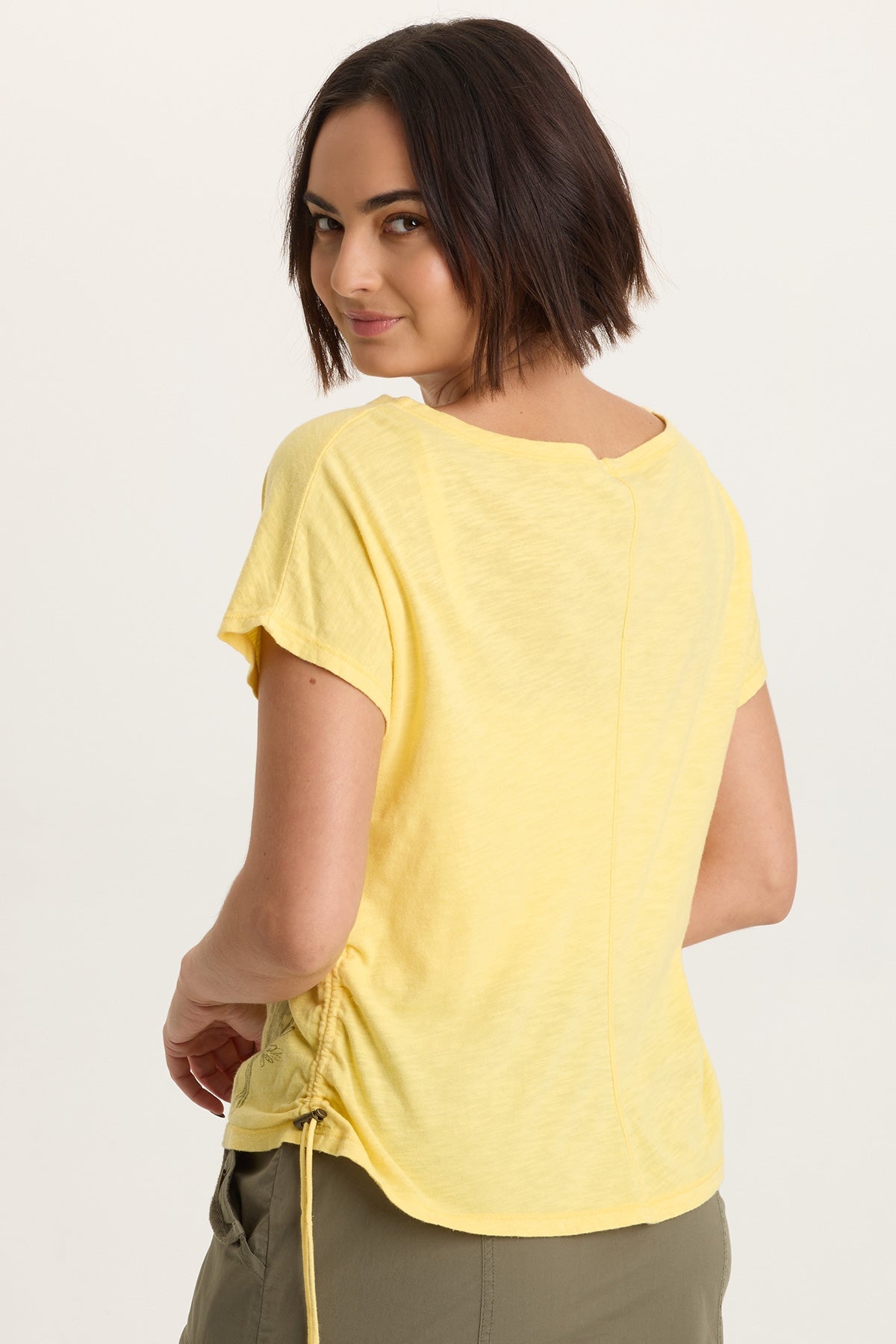 XCVI Printed Cohn Jersey Boatneck Tee