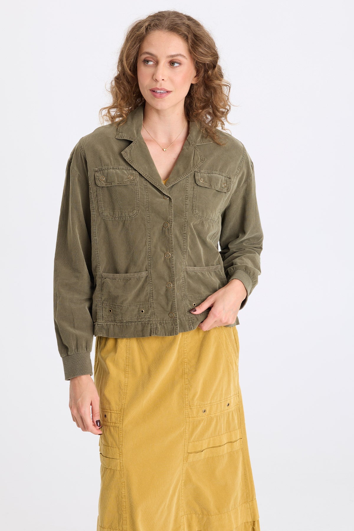 XCVI Marcellus Corduroy Trucker Jacket