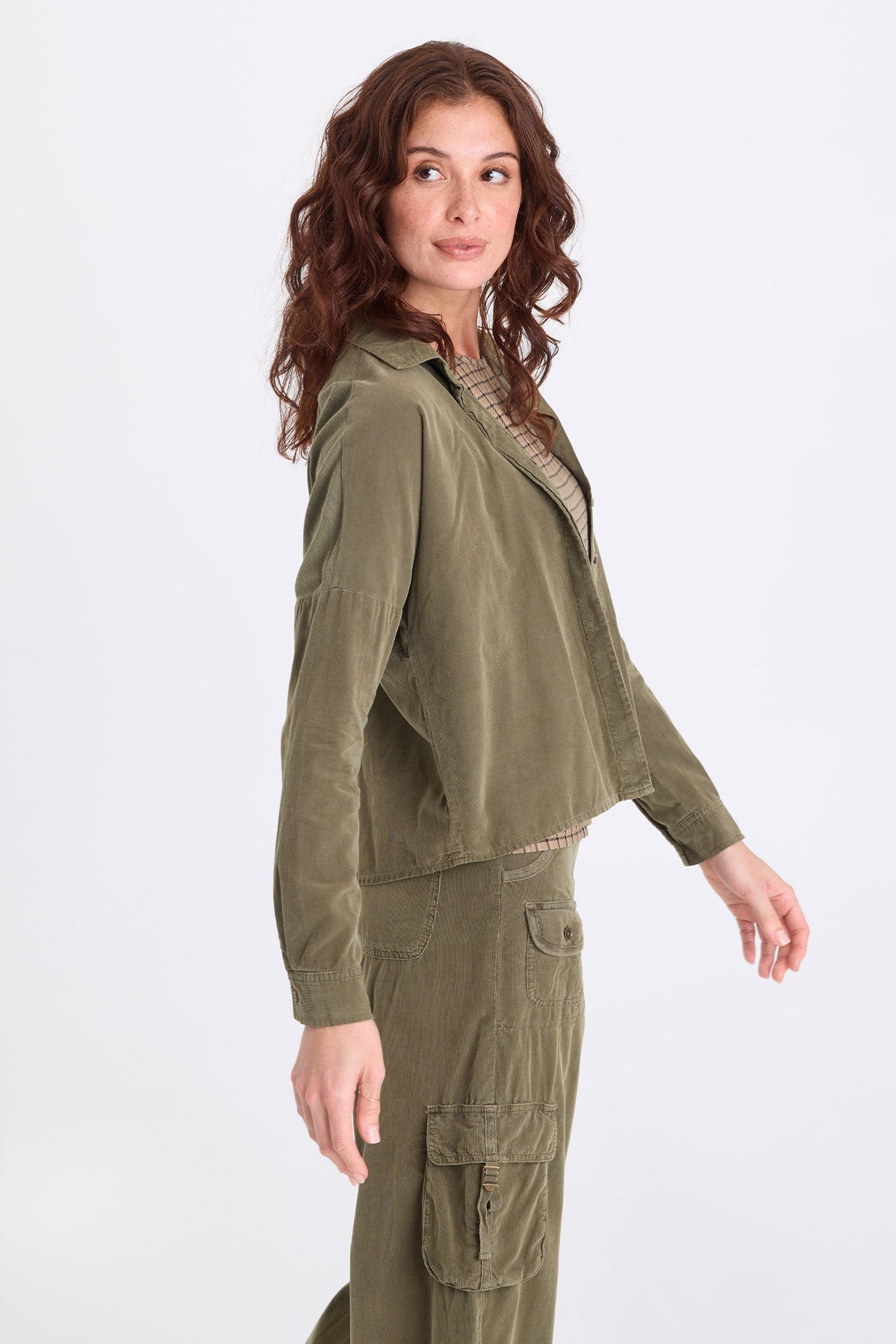 XCVI Kyle Corduroy Button-Up