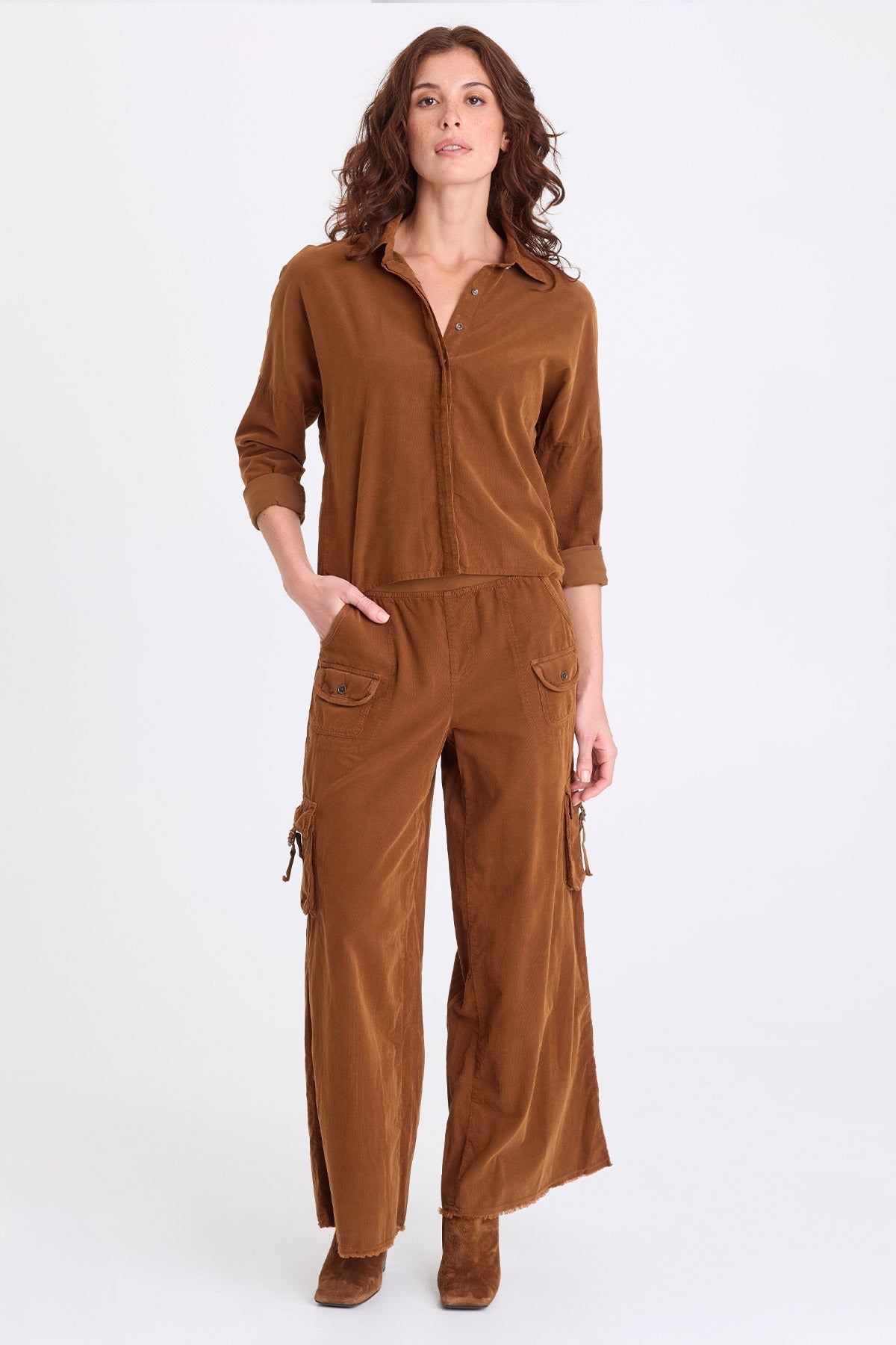 XCVI Kyle Corduroy Button-Up