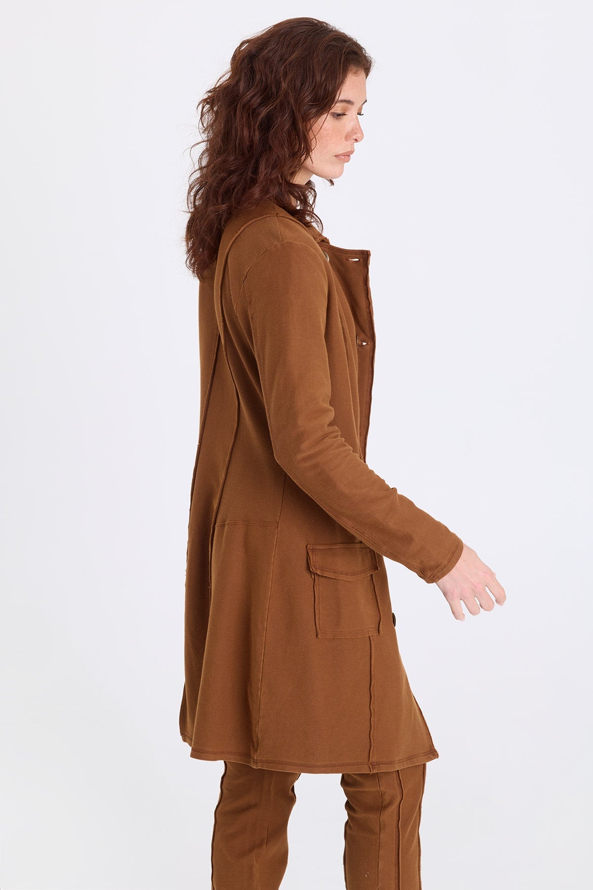 XCVI Roda Twill Knit Long Jacket