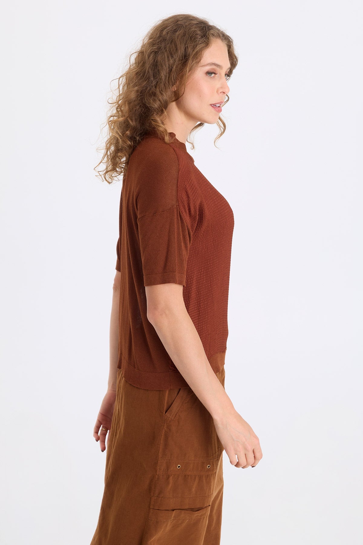 XCVI Basilia Vivi Stripe Short Sleeve Top