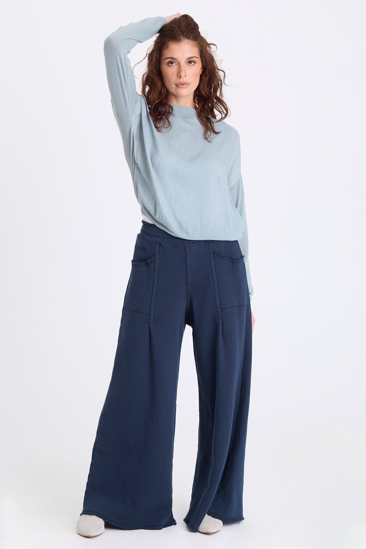 XCVI Aarav Fleece Wide-Leg Pant