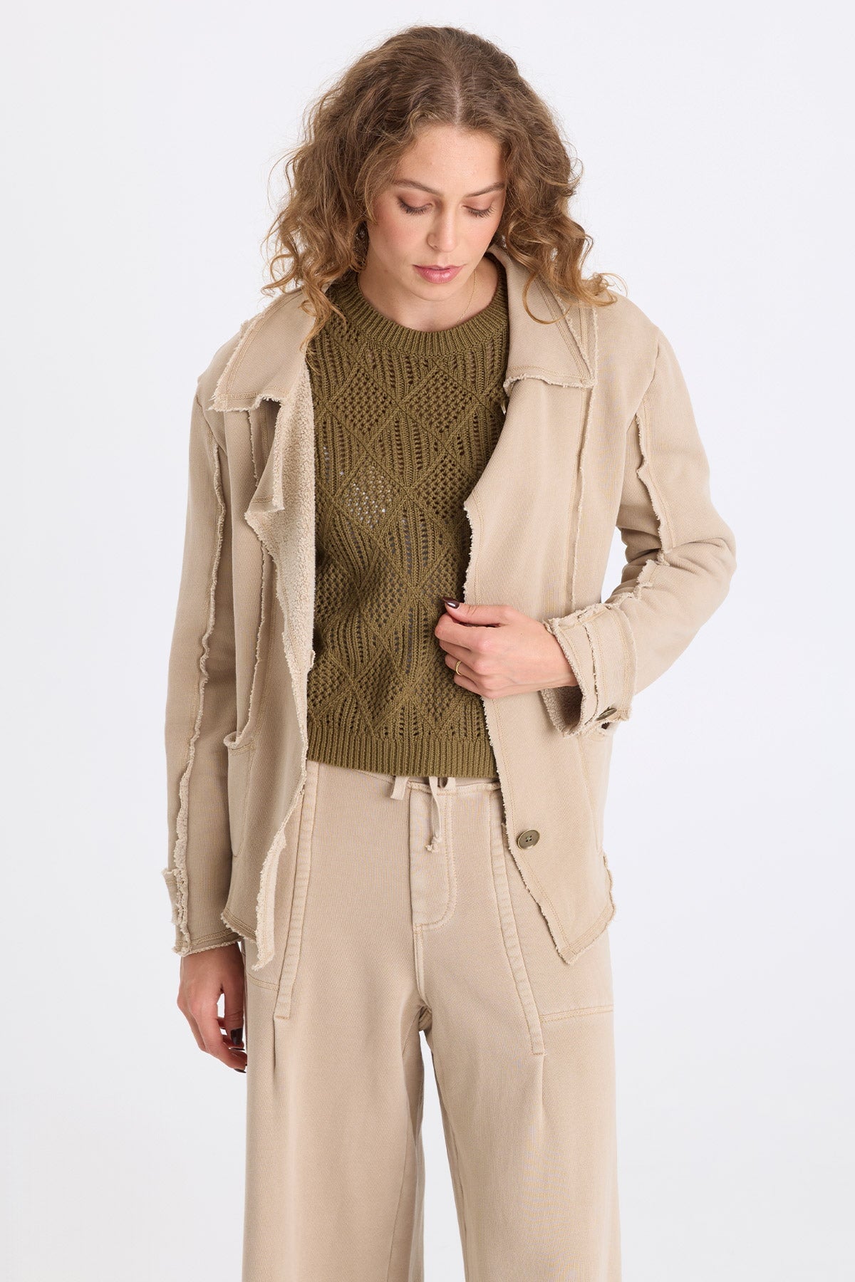 XCVI Itzel Fleece Blazer